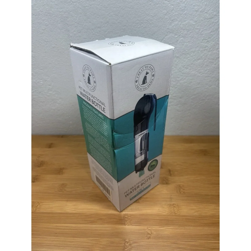 Portable Pet Dog Water Bottle For Dogs Multifunction Dog Food Water Feeder Drink